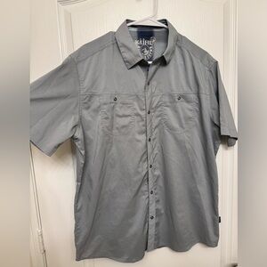 Kuhl Casual Gray Men’s Short Sleeve Shirt Size Large. New Without Tags